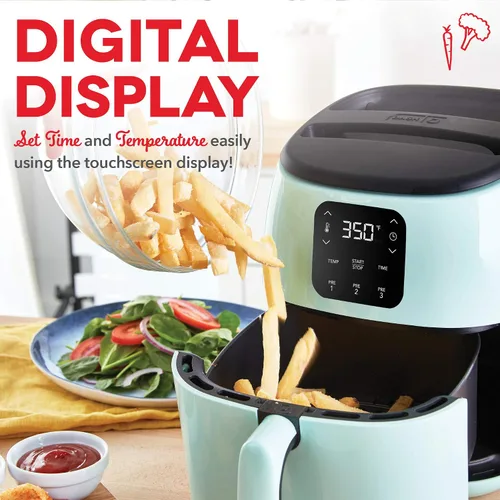 Miniatura 4 de DASH Tasti-CrispTM - Freidora de aire digital con tecnología AirCrisp, ajustes preestablecidos, control de temperatura y función de apagado