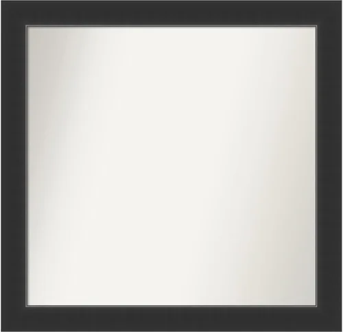 Miniatura 380 de Amanti Art Espejo personalizado, espejo de baño negro Astor, espejo de pared o espejo de tocador de baño sobre el fregadero (25 x 25 pulgadas)