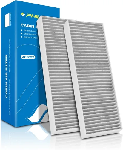 Miniatura 23 de PHILTOP Filtro de aire de cabina con carbón activado, compatible con CF10612 Smart Fortwo 2008, 2009, 2010, 2011, 2012, 2013, 2014, 2015-2018, Smart
