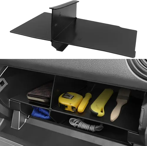 Miniatura 17 de Organizador de Monedas para Consola Central Compatible con Toyota 2016-2020 2021 2022 2023 Tacoma, Accesorios ABS, Portavasos, Caja de Almacenamiento