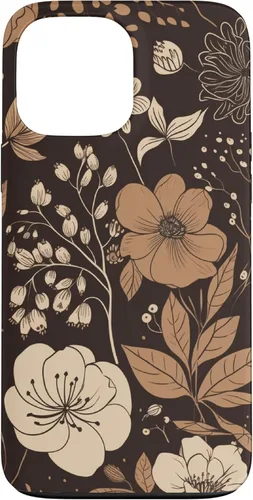 Miniatura 24 de Hazelnut Brown Wildflower Floral Flower Design Case for iPhone 17
