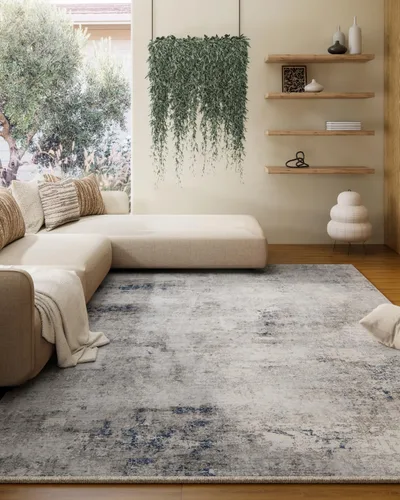 Miniatura 21 de Alfombra de pasillo lavable antideslizante: alfombra de cocina de 2 x 6 pies, resistente a las manchas, con parte trasera de goma, alfombra suave