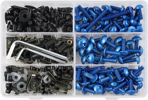 Miniatura 7 de Complete Fairing Bolts Screw Compatible with Versys 650 Compatible with Ninja 650R 1000 Z750 Z1000 ZZR600 ZX6R ZX7R ZX9R ZX10R ZX12R ZX14R