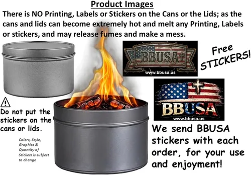 Miniatura 3 de Campfire in a Can - Made in USA - Portable Mini Fire Pit for Marshmallows & S’Mores - Hiking, Backpacking, Hunting, Fishing & Camping - Tactical