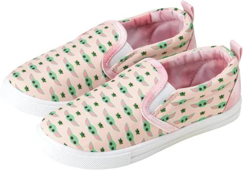 Miniatura 4 de Disney Zapatos de niña - Zapatillas sin cordones Ariel, Blancanieves, Belle, Rapunzel, Moana, Cenicienta, Baby Yoda, Minnie Mouse, 6T-12