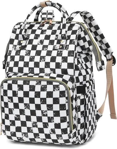 Miniatura 9 de Mochila para computadora portátil para mujer, mochila escolar para la universidad, mochila de trabajo, negocios, viajes, mochilas para computadora