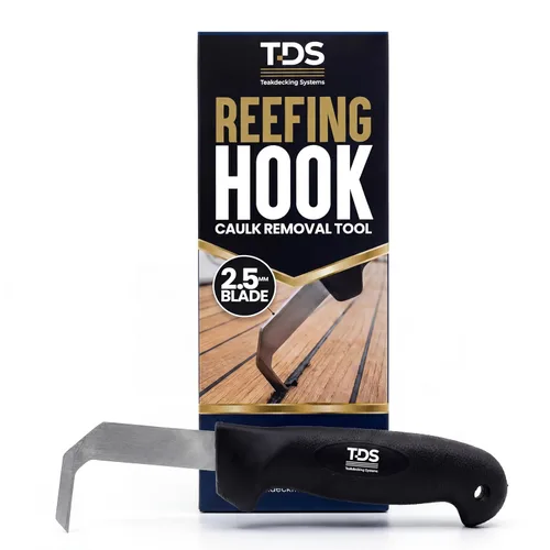 Teakdecking Systems Gancho de Reefing - Diseñado para la eliminación de calafateo antes de volver a calafatear - Ancho de la hoja: 0.098 in,
