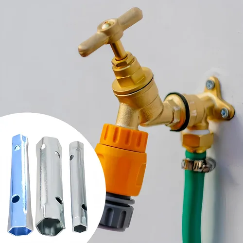 Miniatura 5 de Unifizz Llave de caja tubular, llave métrica, herramientas de barra de torsión para reparación e instalación, 1 Uds