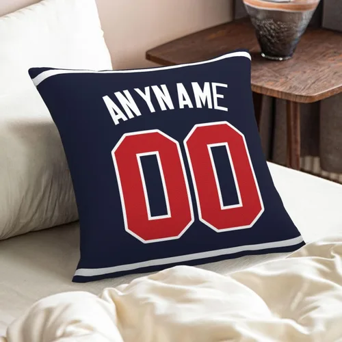Miniatura 6 de Funda de almohada personalizada: personaliza cualquier nombre y número, regalo de béisbol personalizado para hombres y mujeres, funda de almohada AB