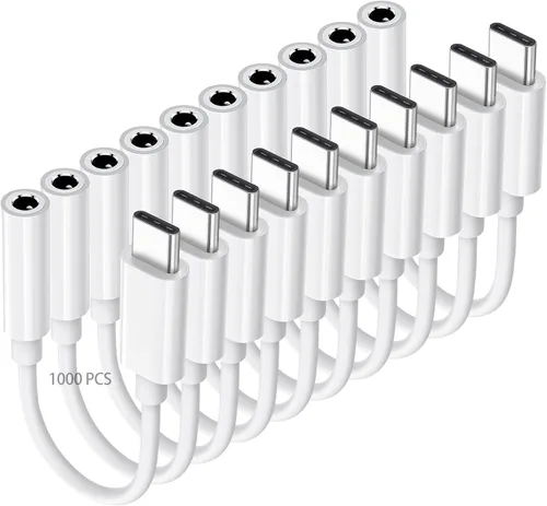 Miniatura 12 de Adaptador USB C a conector de auriculares de 0.138 in para iPhone 16/16 Pro/15/15 Pro/Pro Max/Plus, cable auxiliar tipo C compatible con iPad