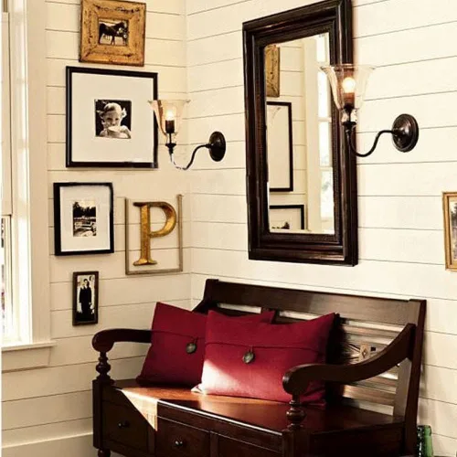 Miniatura 4 de Aplique industrial de pared de metal negro con pantalla de vidrio transparente Edison Vintage E26 E27 Base de iluminación para la sala de estar