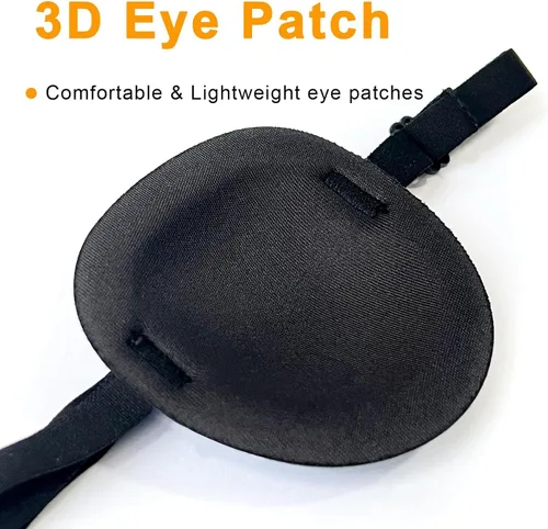 Miniatura 6 de 6 Piezas Parche para Ojos, Parche Ocular Ajustable para Ojo Izquierdo y Derecho, Parches Médicos para Ojos para Adultos y Niños Ojo Perezoso Disfraz