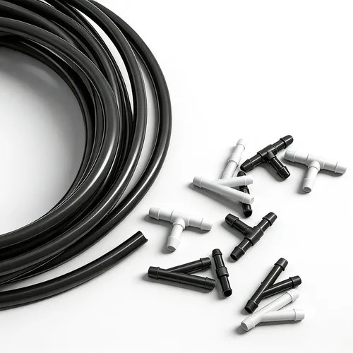 Miniatura 3 de Kit de manguera para limpiaparabrisas – Manguera de líquido de lavadora de 13.1 ft y 12 conectores de manguera, adecuado para la mayoría