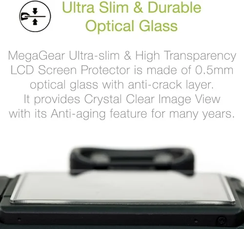 Miniatura 3 de MegaGear Panasonic Lumix DC-GH5 - Protector de pantalla óptico para cámara LCD, transparente (MG1369)