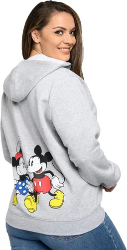 Miniatura 6 de Disney Sudadera con capucha para mujer con estampado de Mickey Minnie Mouse