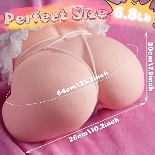Miniatura 6 de Juguetes sexuales masculinos - Juguetes para adultos masculinos de 6.8LB Masturbador masculino con bolsillo, muñeca sexual con 6 modos de vibración
