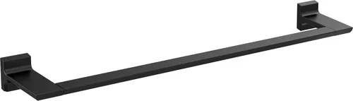 Delta Pivotal 79924-BL - Toallero de 24 pulgadas para baño, color negro mate, soporte para barra montada en la pared, accesorios Mate negro