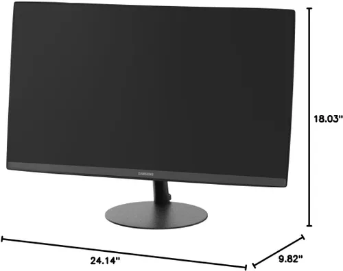 Miniatura 4 de Samsung - Serie T550 - Monitor de computadora FHD de 27 pulgadas (1080p), 75Hz, curvado, altavoces incorporados, HDMI, puerto de pantalla, FreeSync