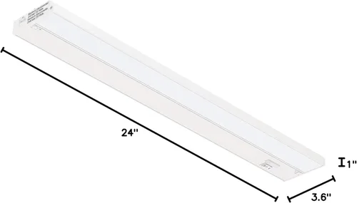 Miniatura 9 de Luz LED GetInLight, regulable, con certificación ETL, para debajo de los armarios, con 3 niveles de color: blanco cálido 2,700 K, blanco suave 3,000