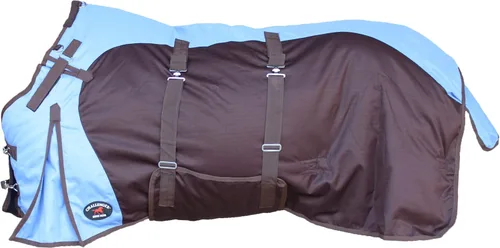 Miniatura 10 de Manta de caballo 1200D impermeable, transpirable, pesada manta de invierno con relleno de 10.58 oz, carcasa exterior Ripstop