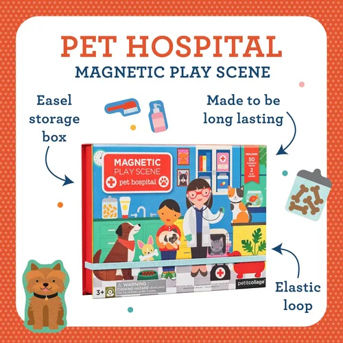 Miniatura 4 de Petit Collage Mag Play Scene Pet Hospital