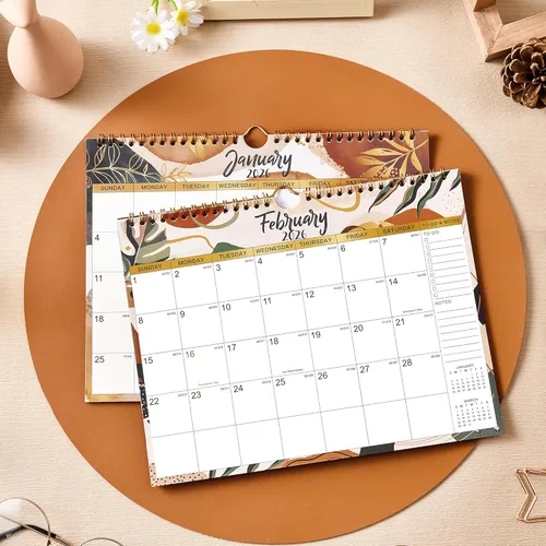 Miniatura 2 de Calendario de pared 2026 – 11 x 8.5 pulgadas, calendario 2026, calendario mensual de pared 2026 de enero de 2026 a diciembre de 2026, calendario