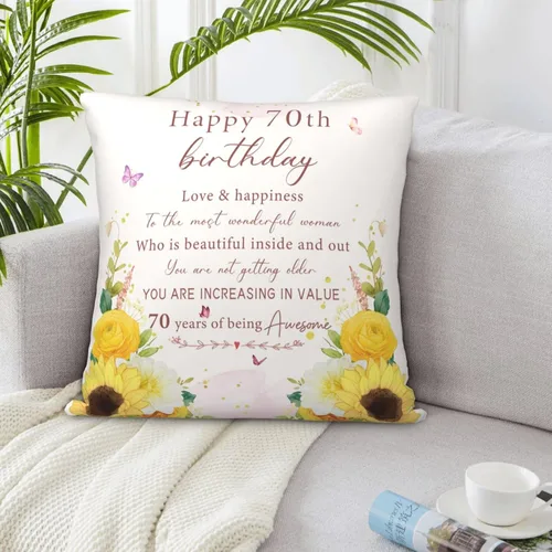 Miniatura 2 de Regalos de cumpleaños número 70 para mujeres, decoraciones de feliz cumpleaños 70 para mujeres, los mejores regalos de cumpleaños para mujeres de 70