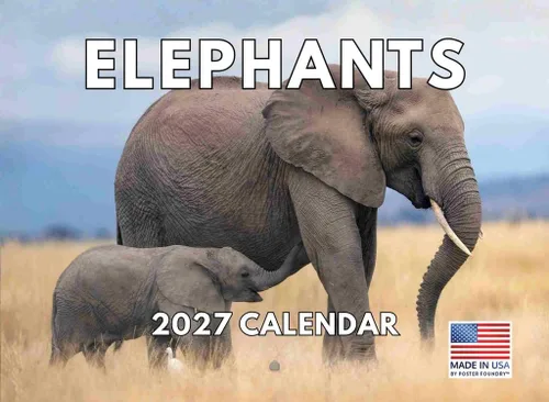 Miniatura 36 de Calendario alpaca 2026, calendario mensual de pared de 12 meses Hecho en Estados Unidos.