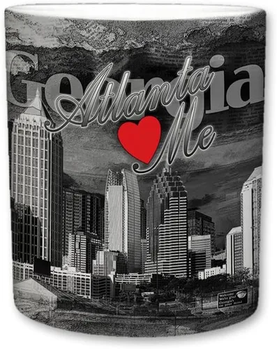 Miniatura 8 de Sweet Gisele Taza inspirada en la ciudad de Nueva York Taza de café de cerámica NYC Skyline del centro de Manhattan Empire State Building