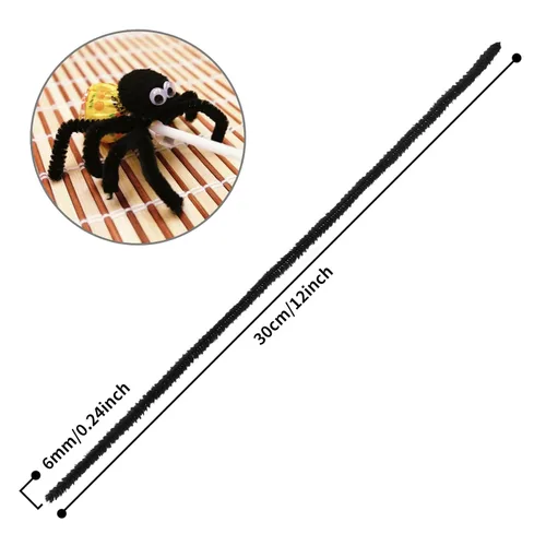 Miniatura 2 de Cuttte Suministros de limpieza de pipas para manualidades, 300 piezas de tallos de felpilla para manualidades para niños, suministros de arte