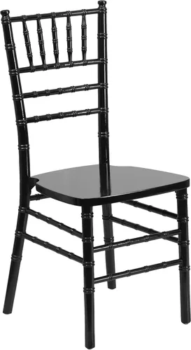 Miniatura 3 de EMMA + OLIVER Silla Chiavari de madera negra