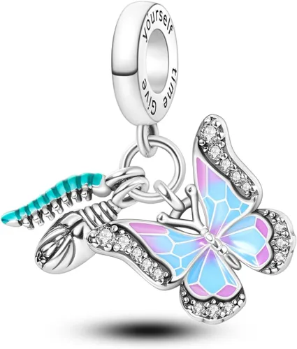 Miniatura 94 de Hapour Dijes de plata de ley 925 para pulseras, collar, joyería europea, colgante de cuentas para mujeres y madres