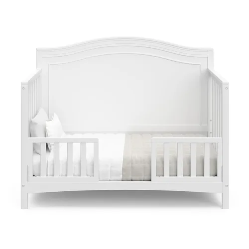 Miniatura 9 de Graco Paris - Cuna convertible 4 en 1 (blanco) – Certificada GREENGUARD Gold, se convierte en cama infantil y diván, compatible con colchón de cuna