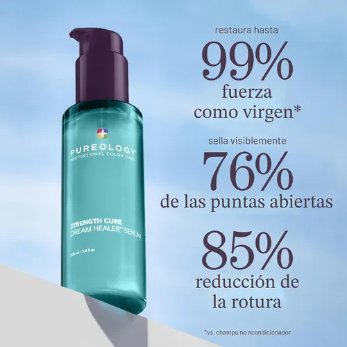 Miniatura 2 de Pureology Strength Cure Dream Healer - Suero para el cabello, tratamiento ligero sin enjuague, reparación del cabello de puntas abiertas, suaviza