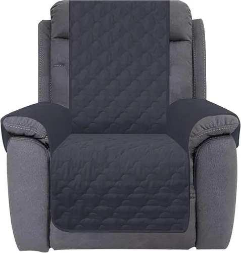 Miniatura 11 de CHHKON Funda impermeable y antideslizante para sillón reclinable que se mantiene en su lugar, cubierta de sofá para perros, protector de muebles