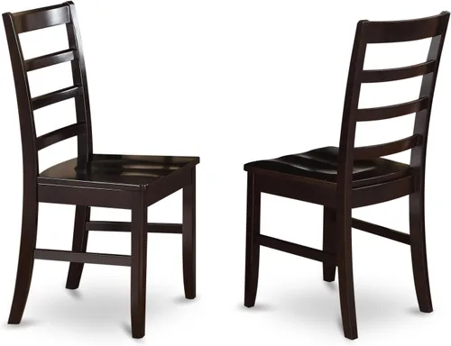 Miniatura 5 de East West Furniture HLPF5-CAP-W - Juego de comedor de 5 piezas para 4 personas, incluye una mesa de comedor redonda con pedestal y 4 sillas