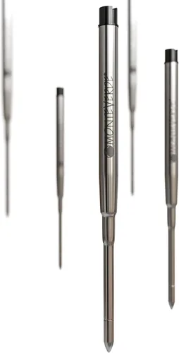 Miniatura 6 de Monteverde Recambio de bolígrafo de gel sin tapa para adaptarse a bolígrafos Sheaffer, punta fina, negro, 2 por paquete (S422BK)