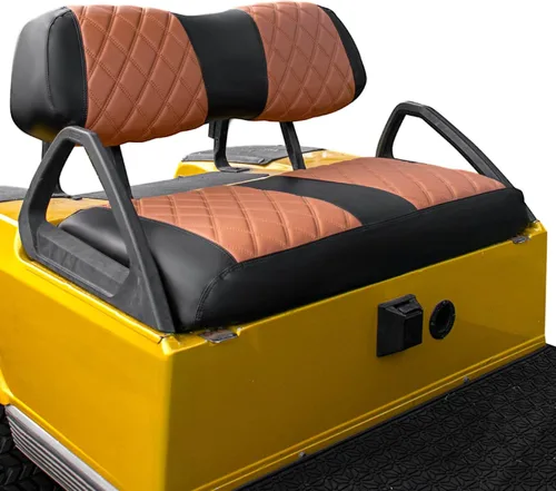 Miniatura 12 de NOKINS Juego de fundas de asiento de diamante para carrito de golf Club Car DS 2000.5 en adelante, se adapta a Club Car DS OEM estándar cojín