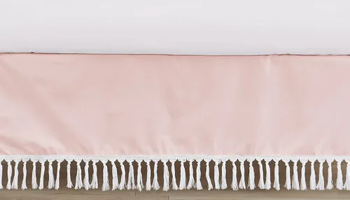 Miniatura 7 de Sweet Jojo Designs Falda de cuna de bebé neutra de género verde oscuro Boho Boy Girl Género Cama Polvo Volantes Falda de cama recta Guardería Hunter