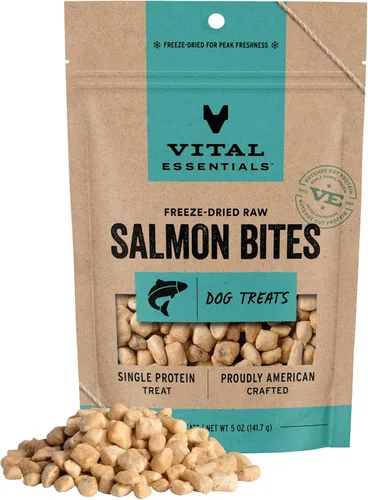 Miniatura 13 de Vital Essentials Golosinas liofilizadas para perros Bocados de pato, proteína única Calidad premium Golosinas de entrenamiento sin granos