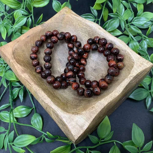 Miniatura 64 de Gem Avenue Handmade Round Bead Stretch Bracelet Unisex Natural Stone Beaded Jewelry for Men & Women, Elastic Wristband for Daily Wear