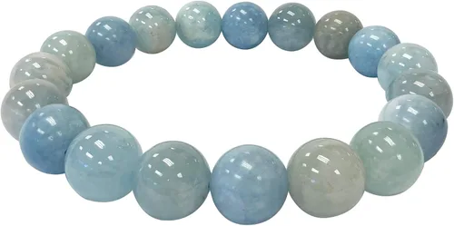 Miniatura 297 de Gem Avenue Handmade Round Bead Stretch Bracelet Unisex Natural Stone Beaded Jewelry for Men & Women, Elastic Wristband for Daily Wear