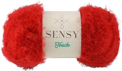 Miniatura 46 de Sensy Touch - Ovillo de lana, 3.5 onzas, 268 yardas, calibre 3 claro (blanco)