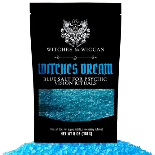 Miniatura 13 de Sal negra para rituales de protección y hechizos wiccanos, cristales de protección de energía negativa hechos a mano para brujería, bolsa de 14