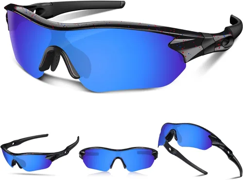Miniatura 16 de Gafas de sol deportivas polarizadas para hombres y mujeres, jóvenes, béisbol, correr, pesca, tenis, golf, ciclismo, conducción, motor TAC UV400 TR90