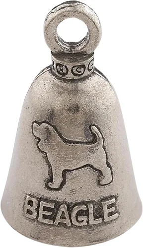 Miniatura 12 de Campana Guardian Bell para Perro de Buena Suerte con Llavero y Bolsa de Regalo de Terciopelo Negro Campana para Motocicleta Metal Libre de Plomo