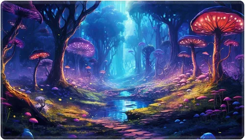 Miniatura 135 de Alfombra de juego con zonas para juego de cartas MTG, alfombras de juego de mesa, alfombras de juego de mesa de Magic, 61x35.5 cm, alfombra de juego