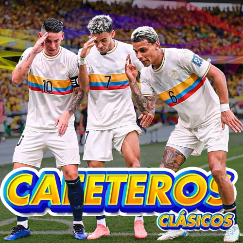 Miniatura 2 de Camiseta Edición Especial Selección Colombia - Centenario de la Federación Colombiana - 100 Años Camiseta de Fútbol Colombia Blanca