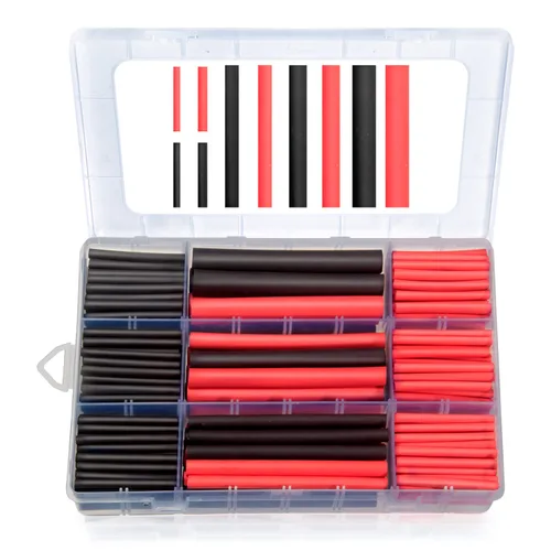 Kit de 270 Piezas de Tubos Termorretráctiles - Relación 3:1 con Revestimiento Adhesivo, Envoltura Retráctil de Grado Marino - Tubos