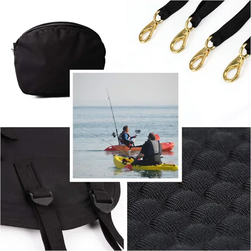 Miniatura 7 de Asiento para kayak o bote de Leader Accessories de lujo Negro /Gris